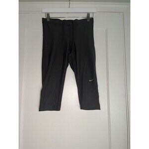 Nike FITDRY Compression Pants Black Men's Size M Drawstring Zipper Pocket